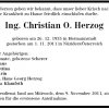Herzog Christian 1935-2011 Todesanzeige